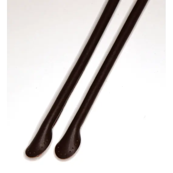 Genuine Leather Round Strap Ear Tab 50 cms Brown