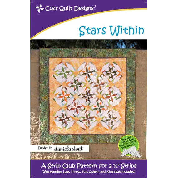 Stars Within Pattern by Cozy Quilt Designs - See Video