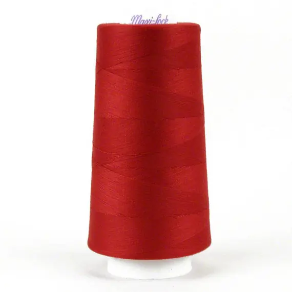 Poppy Red Maxi-lock 3000yd Polyester Serger Overlocker Thread