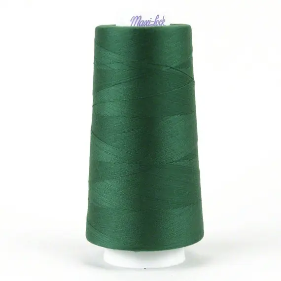 Churchill Green Maxi-lock 3000yd Polyester Serger Overlocker Thread