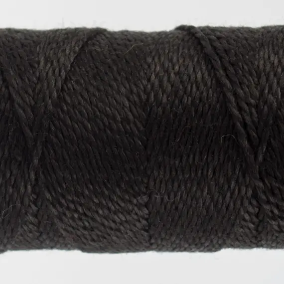 Black Tie Perle Eleganza 100% Egyptian Cotton Sue Spargo by Wonderfil 3wt 5wt and 8 wt