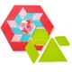 Pinwheel Hexagon Patchwork Template - Meredithe Clark