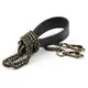 Genuine Leather and Antique Chain Single Strap 116 cms Multiple Colours Available