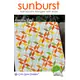Sunburst Pattern by Cozy Quilt Designs - Image of Pattern Cover