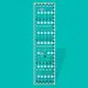 Left Handed Ruler 6.5 inch x 24.5 Inch by Creative Grids  SEE VIDEO