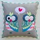 Night Owls Applique Cushion Pattern by Claire Turpin - Pair of Owls Cushion