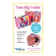 Two Big Totes Pattern by Annie SEE VIDEOS - Front Cover