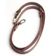 Leather Bag Strap with Buckle and Clips 100 cms
