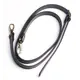 Leather Bag Strap with Buckle and Clips 100 cms