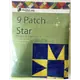 9 Patch Star 12 Inch Patchwork Template - Matilda's Own - Sewing Buddies Australia