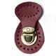 Genuine Leather 2 Piece Mortise Buckle Bag Clasp Multiple Colours Available